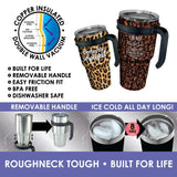 30 oz Insulated Stainless-Steel Cup with Handle Assortment Floor Display - 54 Pieces Per Retail Ready Display 88408 ROUGHNECK