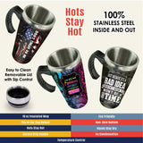 16 oz Travel Mug Assortment Floor Display - 24 Pieces Per Retail Ready Display 88415 NOVELTY INC