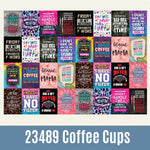16 oz Travel Mug Assortment Floor Display - 24 Pieces Per Retail Ready Display 88415 NOVELTY INC