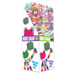 Plush Long Arm Frog Assortment Floor Display - 24 Pieces Per Retail Ready Display 88416 KIPP BROTHERS