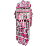 Breast Cancer Awareness Pink Assortment Floor Display - 117 Pieces Per Retail Ready Display 88417 NOVELTY INC