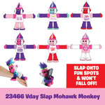 Valentine's Day Plush Rose Assortment Floor Display - 50 Pieces Per Retail Ready Display 88429 KIPP BROTHERS