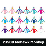 Plush Mohawk Monkey Assorted Floor Display - 30 Pieces Per Retail Ready Display 88436 KIPP BROTHERS
