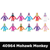 Plush Mohawk Monkey Assorted Floor Display - 24 Pieces Per Retail Ready Display 88437