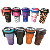 30 oz Insulated Stainless-Steel Cup with Handle Assortment Floor Display - 24 Pieces Per Retail Ready Display 88446 ROUGHNECK