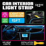 Car Lighting and Auto Accessories Assortment Floor Display - 40 Pieces Per Retail Ready Display 88467 CAR VIBEZ