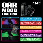 Car Lighting and Auto Accessories Assortment Floor Display - 40 Pieces Per Retail Ready Display 88467 CAR VIBEZ