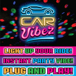 Car Lighting and Auto Accessories Assortment Floor Display - 40 Pieces Per Retail Ready Display 88467 CAR VIBEZ
