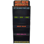 Merchandising Fixture - Corrugated Novelty 2' Floor Display ONLY 972900 NOVELTY INC