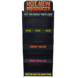 Merchandising Fixture - Corrugated Novelty 2' Floor Display ONLY 972900 NOVELTY INC