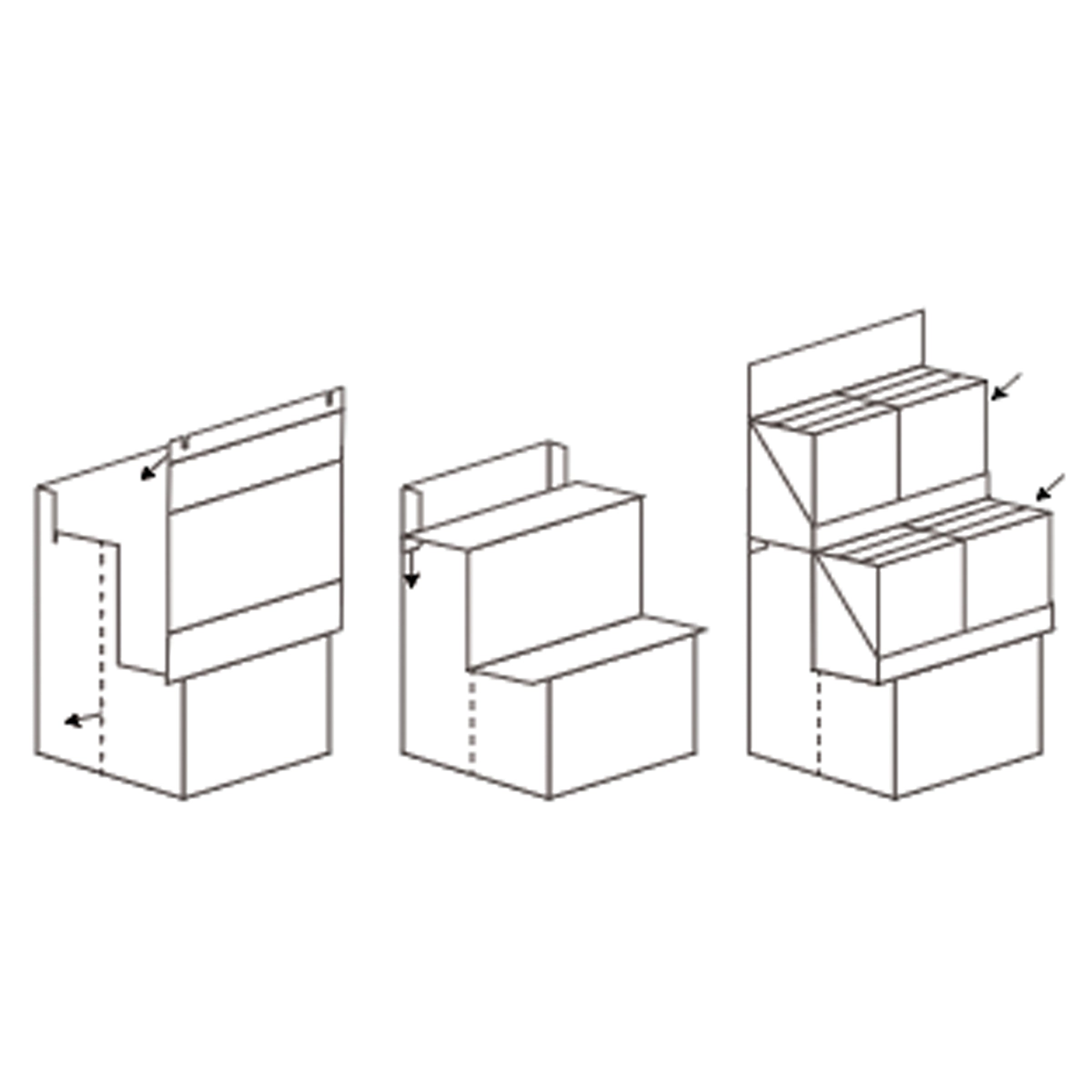 Merchandising Fixture - Corrugated Magnum Therapy Massager Floor Display ONLY 974790 NOVELTY INC