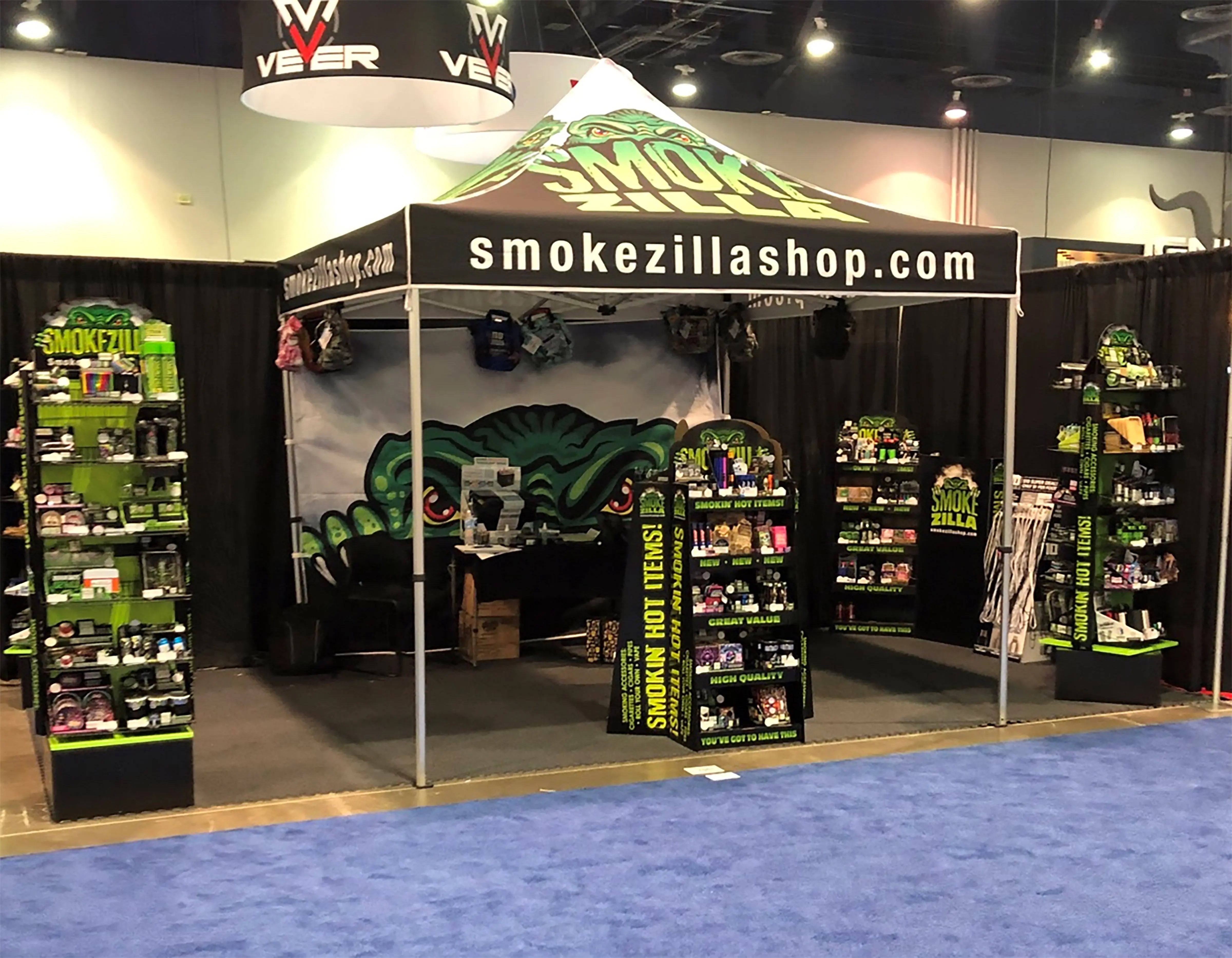 Merchandising Fixture - Tradeshow Smokezilla Tent 974820 SMOKEZILLA