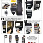 Sunglasses Sport Rayz Assortment Floor Display - 48 Pieces Per Retail Ready Display 88272 DRIVER'S EDGE