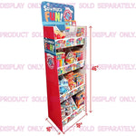 Merchandising Fixture - Corrugated So Much Fun Toy Bin Floor Display ONLY 975280 KIPP BROTHERS