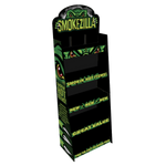 Merchandising Fixture - Corrugated Smokezilla 2 Piece Floor Display End Cap ONLY 976150 SMOKEZILLA