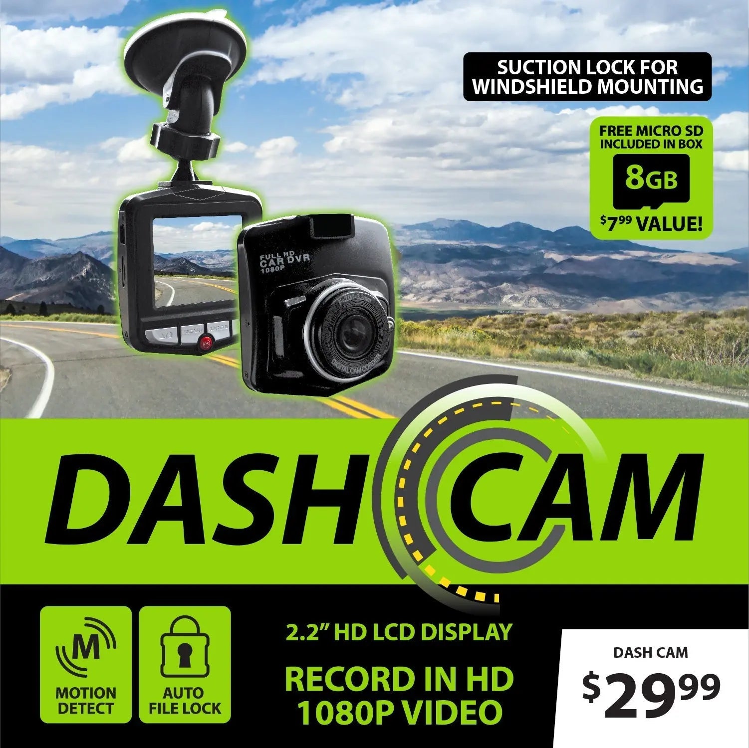 Camera Assortment Floor Display - 20 Pieces Per Retail Ready Display 88449 GADGET GEAR