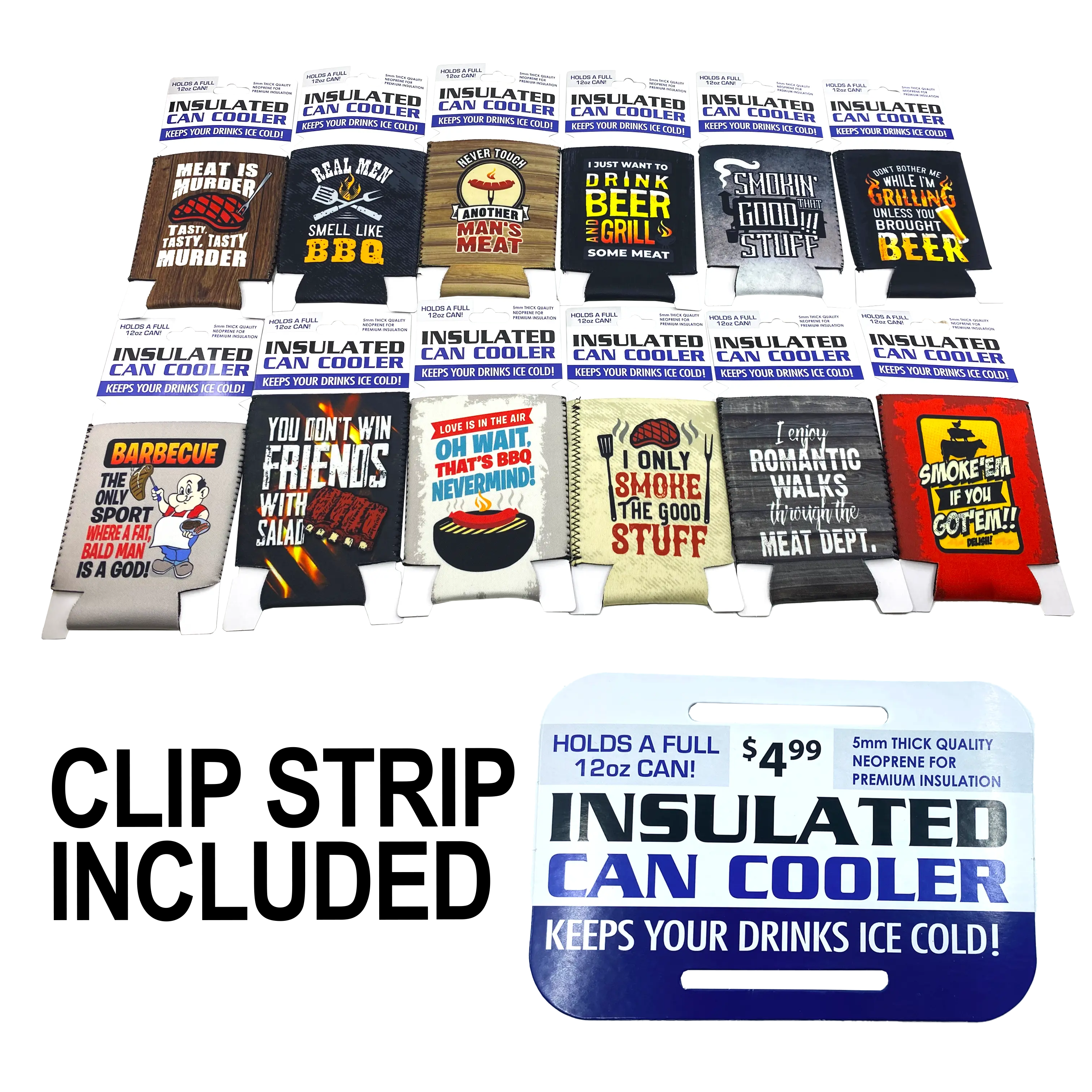 Grilling Center Assortment Floor Display - 71 Pieces Per Retail Ready Display 88403 TORCH BLUE