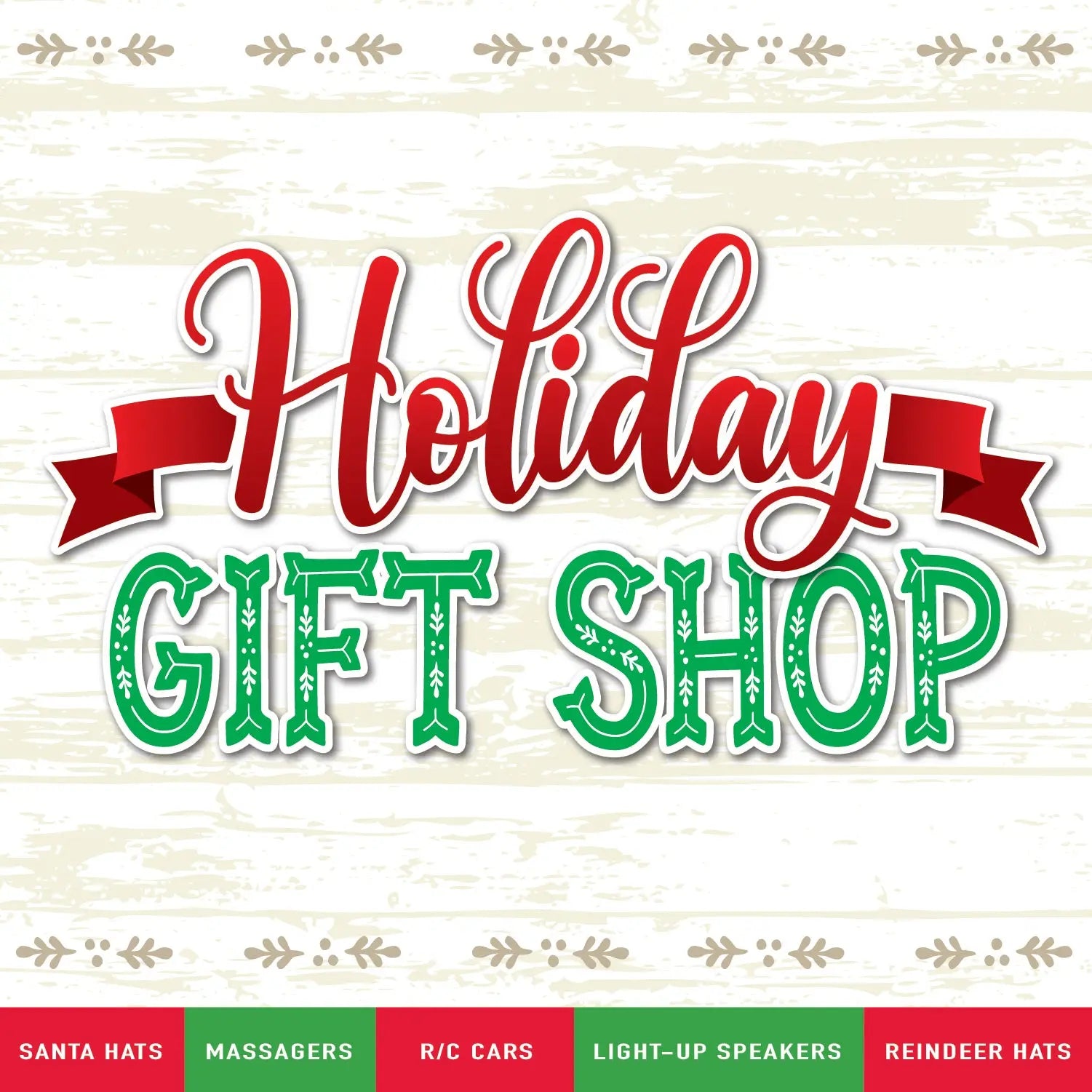 Holiday Gift Shop Assortment Floor Display - 45 Pieces Per Retail Ready Display 88413 NOVELTY INC