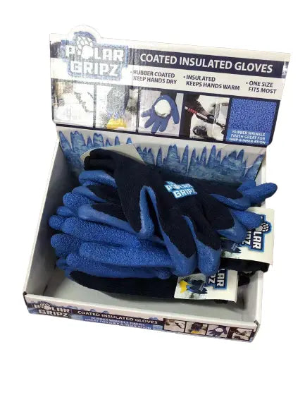 Winter Knit Hat Beanie and Glove Assortment Floor Display - 72 Pieces Per Retail Ready Display 88367 POLAR GEAR