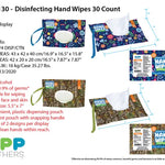 Disinfecting Wipes 30Ct Dispenser 12 Pieces Per Retail Ready Display KP4130 KIPP BROTHERS