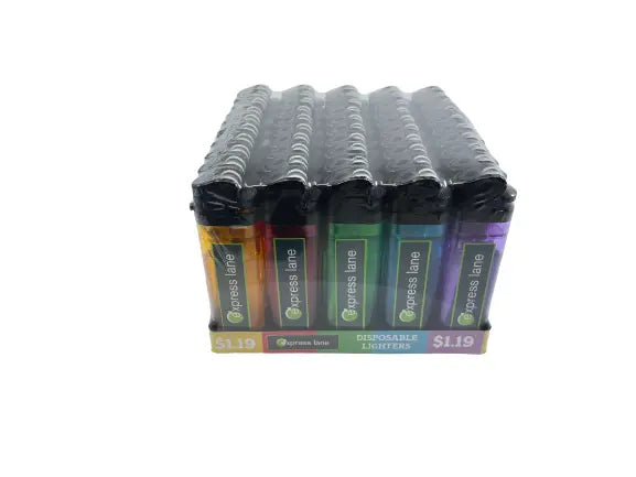 Express Lane Logo Disposable Lighter - 50 Pieces Per Retail Ready Display 41309 NOVELTY INC