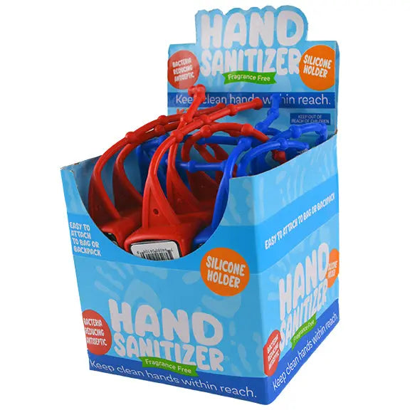 Hand Sanitizer W/Silicone Holder 12 Pieces Per Retail Ready Display KP4106 KIPP BROTHERS