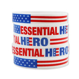 Patriotic Silicone Wristband Essential Hero - 24 Pieces Per Retail Ready Display KP4172 KIPP BROTHERS