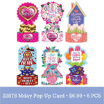 Mother's Day Celebrate Mom Assortment Floor Display - 80 Pieces Per Retail Ready Display 88369 NOVELTY INC