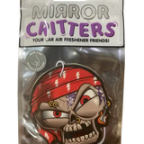 Air Freshener Mirror Critters Pirate New Car Scented- 24 Pieces Per Pack 41443 NOVELTY INC