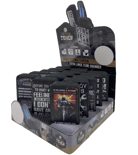 Patriotic Tac Gear Dual Torch Lighter - 15 Pieces Per Retail Ready Display 23083 TAC GEAR