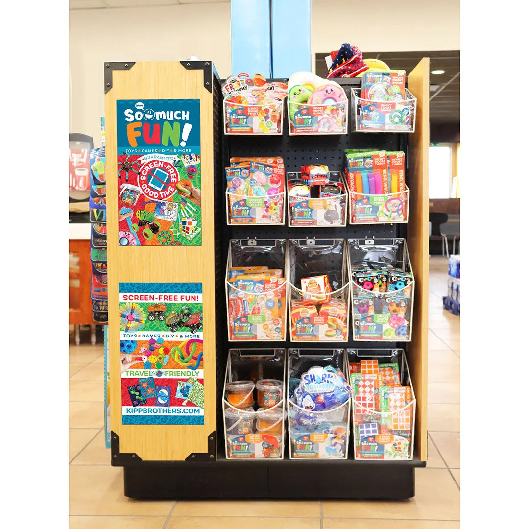 Merchandising Fixture - So Much Fun Clear Toy Bin Kit ONLY 88383 KIPP BROTHERS
