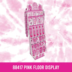 Breast Cancer Awareness Pink Assortment Floor Display - 117 Pieces Per Retail Ready Display 88417 NOVELTY INC