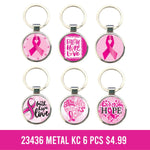 Breast Cancer Awareness Pink Assortment Floor Display - 117 Pieces Per Retail Ready Display 88417 NOVELTY INC