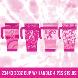 Breast Cancer Awareness Pink Assortment Floor Display - 117 Pieces Per Retail Ready Display 88417 NOVELTY INC