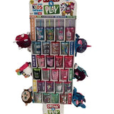 10 oz Kids Cup with Straw and Plush Assortment Floor Display - 36 Pieces Per Retail Ready Display  88364 KIPP BROTHERS
