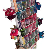 10 oz Kids Cup with Straw and Plush Assortment Floor Display - 36 Pieces Per Retail Ready Display  88364 KIPP BROTHERS