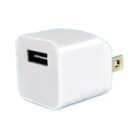 AC Wall Charger with USB Port 1 Amp - 18 Pieces Per Pack 22852 NOVELTY INC