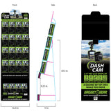 Dash Cam Floor Display - 24 Pieces Per Retail Ready Display 88389 GADGET GEAR