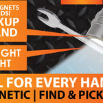 LED Flashlight Extender Tool with Magnetic Stand - 6 Pieces Per Retail Ready Display 23157 ROUGHNECK