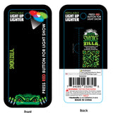Light-Up Lighter with Blister Pack - 12 Pieces Per Pack 23282 SMOKEZILLA