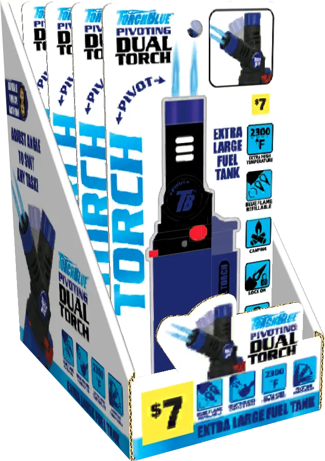 Grilling Center Assortment Floor Display - 80 Pieces Per Retail Ready Display 88401 TORCH BLUE