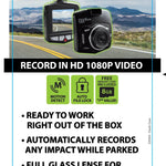 Dash Camera with Micro Sd Card - 4 Pieces Per Retail Ready Display 23594 GADGET GEAR