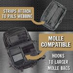 Patriotic MOLLE Small Compartment Pouch - 6 Pieces Per Retail Ready Display 23795 TAC GEAR