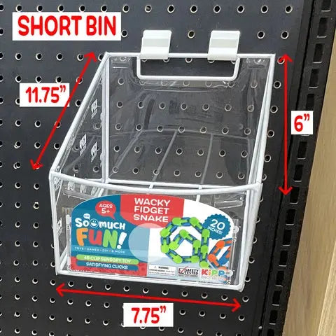 Merchandising Fixture - So Much Fun Clear Toy Bin Kit ONLY 88383 KIPP BROTHERS