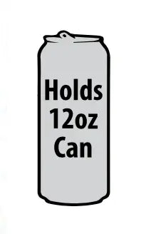 Neoprene Slim Can Cooler with Card Pocket - 6 Pieces Per Retail Ready Display 22472 POLAR GEAR