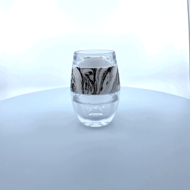 8.5 oz Insulated Freezer Gel Wine Cup - 6 Pieces Per Retail Ready Display 23060 ROUGHNECK