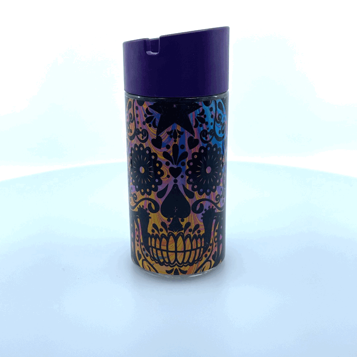 Full Print Glass Butt Bucket Ashtray- 6 Per Retail Ready Wholesale Display 22589 SMOKEZILLA