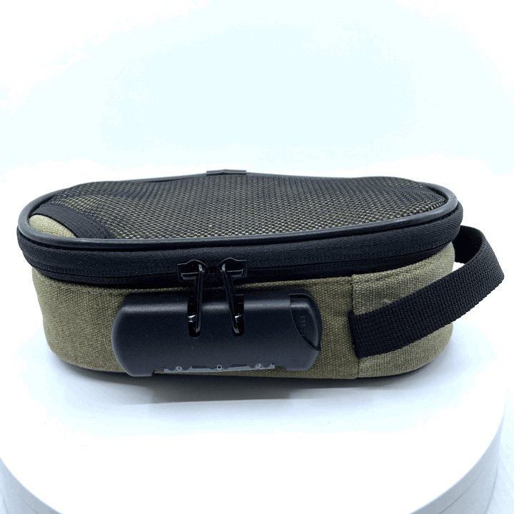 Smell Proof Small Canvas Lock Bag with Tool Organizer - 6 Pieces Per Retail Ready Display 23114 SMOKEZILLA