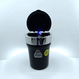 Printed Lid Butt Bucket Ashtray with USB Coil Lighter and LED Light - 6 Pieces Per Retail Ready Display 23181 SMOKEZILLA