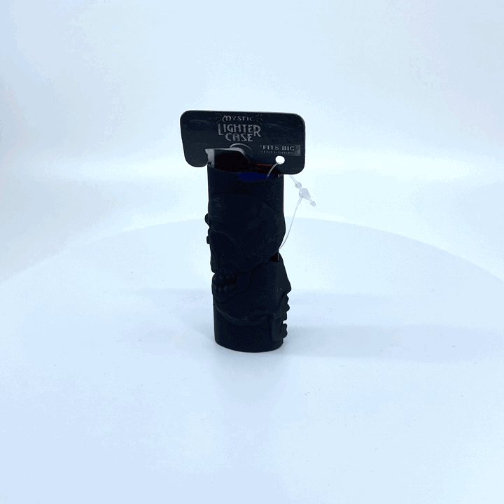 Metal Black Mystic Lighter Case - 12 Pieces Per Retail Ready Display 22263 SMOKEZILLA